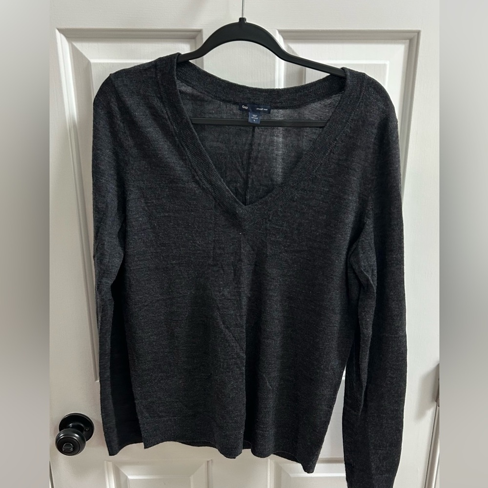 GAP Charcoal Wool Sweater